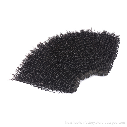 Wholesale Single Donor 10a Grade Raw Unprocessed Virgin Curly Temples Indian Hair Vendor